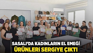 Sasalı’da Kadınların El Emeği Ürünleri Sergiye Çıktı