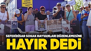 Seferihisar sokak hayvanları düzenlemesine hayır dedi 