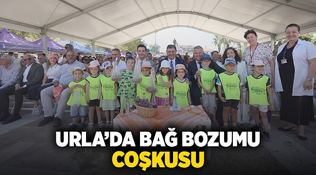 Urla’da Bağ Bozumu coşkusu 