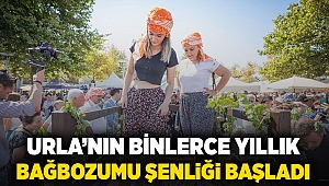 Urla’nın binlerce yıllık Bağbozumu Şenliği başladı