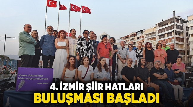 4. İzmir Şiir Hatları Buluşması başladı