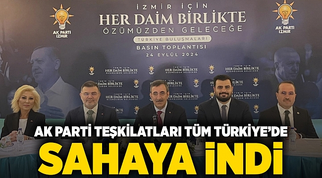 AK Parti teşkilatları tüm Türkiye'de sahaya indi