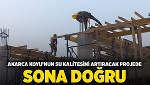 Akarca Koyu’nun su kalitesini artıracak projede sona doğru