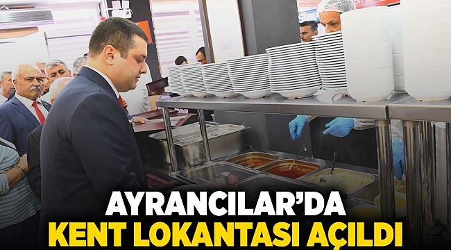 Ayrancılar’da Kent Lokantası açıldı