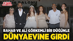 Bahar ve Ali görkemli bir düğünle dünyaevine girdi