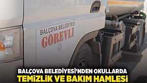 Balçova Belediyesi’nden okullarda temizlik ve bakım hamlesi