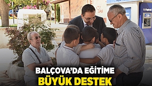 Balçova’da eğitime büyük destek