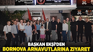 Başkan Eşki'den Bornova Arnavutları’na ziyaret