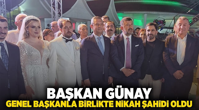 Başkan Günay, Genel Başkanla Birlikte Nikah Şahidi Oldu