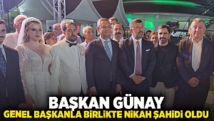 Başkan Günay, Genel Başkanla Birlikte Nikah Şahidi Oldu