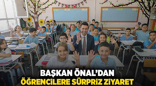 Başkan Önal'dan öğrencilere sürpriz ziyaret