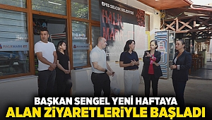 Başkan Sengel yeni haftaya alan ziyaretleri ile başladı: HALK MARK-ET açılıyor