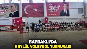 Bayraklı’da 9 Eylül voleybol turnuvası