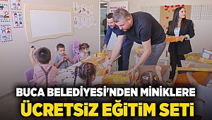 Buca Belediyesi’nden miniklere ücretsiz eğitim seti