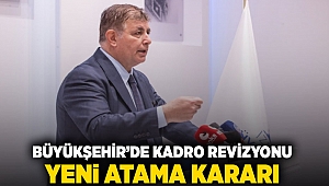 Büyükşehir'de kadro revizyonu yeni atama kararı