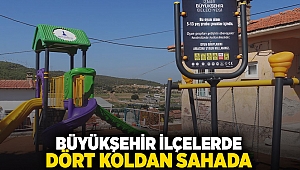 Büyükşehir ilçelerde dört koldan sahada