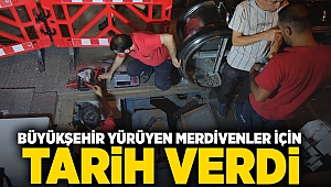 Büyükşehir yürüyen merdivenler için tarih verdi