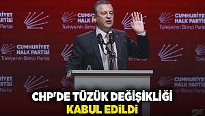 CHP'de tüzük değişikliği kabul edildi