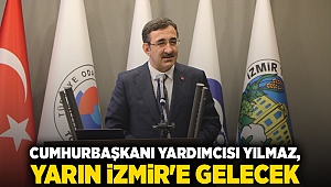 Cumhurbaşkanı Yardımcısı Yılmaz, yarın İzmir'e gelecek