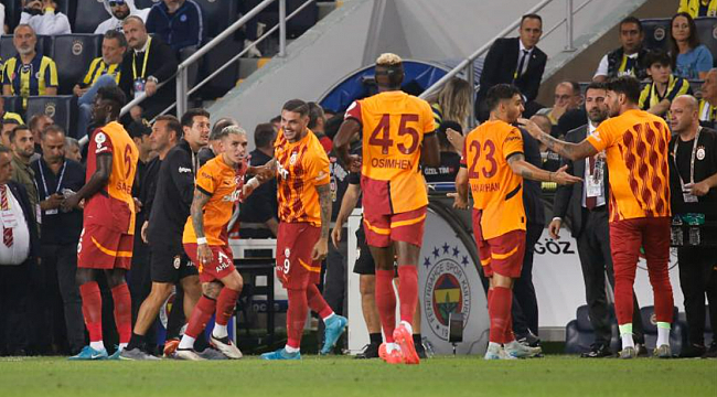 Dev derbide Galatasaray sevindi