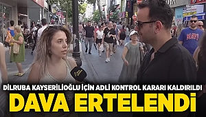 Dilruba Kayserilioğlu için Adli kontrol kararı kaldırıldı dava ertelendi