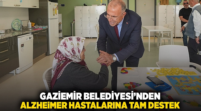 Gaziemir Belediyesi’nden alzheimer hastalarına tam destek