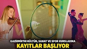 Gaziemir’de kültür, sanat ve spor kurslarına kayıtlar başlıyor