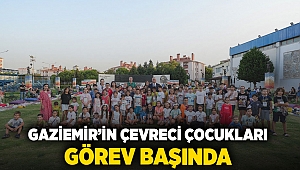 Gaziemir’in çevreci çocukları görev başında