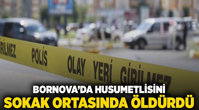 Husumetlisini sokak ortasında öldürdü