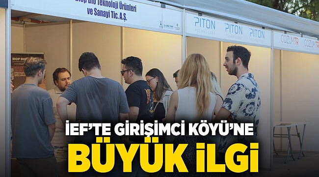 İEF’te Girişimci Köyü’ne büyük ilgi