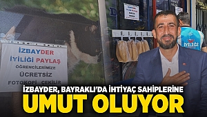 İZBAYDER, Bayraklı'da İhtiyaç Sahiplerine Umut Oluyor