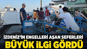 İZDENİZ’in engelleri aşan seferleri büyük ilgi gördü