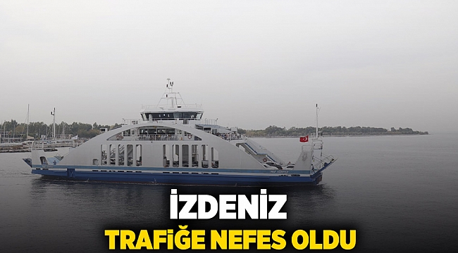 İZDENİZ trafiğe nefes oldu