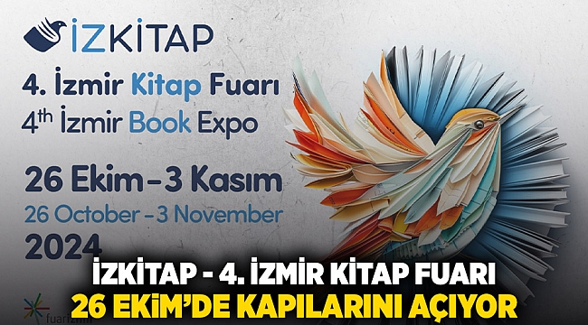 İZKİTAP – 4. İzmir Kitap Fuarı 26 Ekim’de kapılarını açıyor