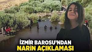 İzmir Barosu'ndan Narin açıklaması