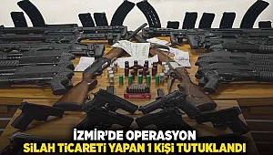 İzmir'de operasyon: Silah ticareti yapan 1 kişi tutuklandı