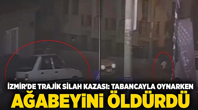 İzmir'de trajik silah kazası: Tabancayla oynarken ağabeyini öldürdü