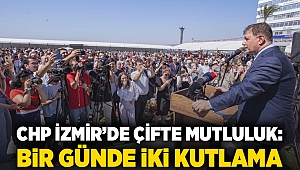 İzmir’in kurtuluşunun 102’nci CHP’nin kuruluşunun 101’inci yıl dönümü kutlandı