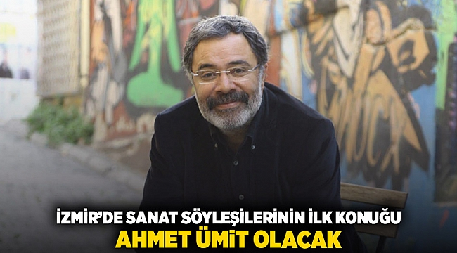 İzmir Sanat Söyleşileri’nin ilk konuğu Ahmet Ümit olacak