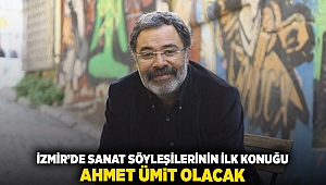 İzmir Sanat Söyleşileri’nin ilk konuğu Ahmet Ümit olacak