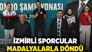 İzmirli sporcular madalyalarla döndü