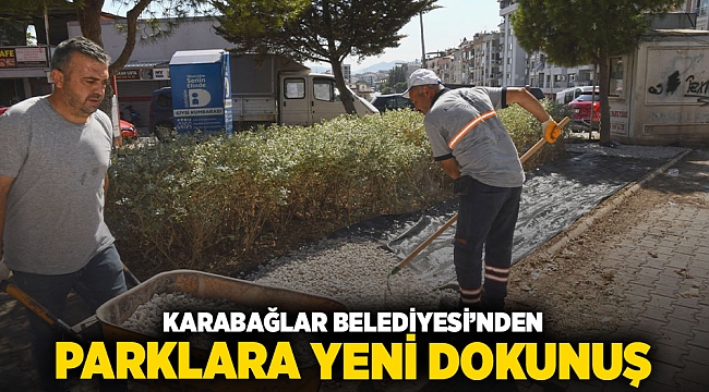 Karabağlar Belediyesi'nden parklara yeni dokunuş