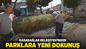 Karabağlar Belediyesi'nden parklara yeni dokunuş