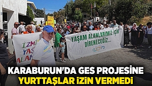 Karaburun'da GES projesine yurttaşlar izin vermedi