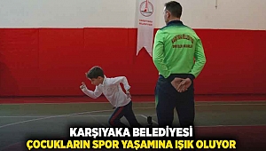 Karşıyaka Belediyesi çocukların spor yaşamına ışık oluyor 