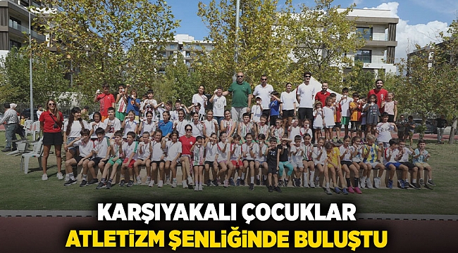 Karşıyakalı çocuklar atletizm şenliğinde buluştu