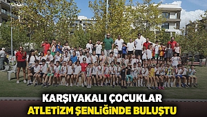 Karşıyakalı çocuklar atletizm şenliğinde buluştu