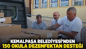 KEMALPAŞA BELEDİYESİ’NDEN 150 OKULA DEZENFEKTAN DESTEĞİ