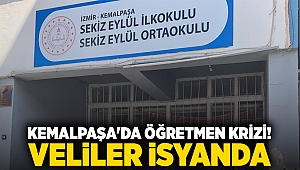 Kemalpaşa'da Öğretmen Krizi! Sekiz Eylül İlköğretim Okulu'nda Veliler İsyanda