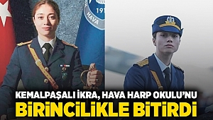 Kemalpaşalı İkra, Hava Harp Okulu’nu birincilikle bitirdi